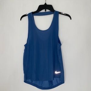 Blue Nike workout tank top